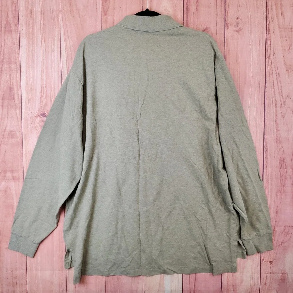 Polo Ralph Lauren Long Sleeve‎ Polo Shirt Mens Sz XLT Rugby Big & Tall Pullover